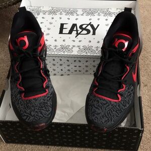Nike KD Black and Red Sneakers